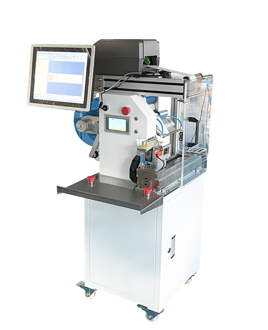 آلة طي وتوسيم الأسلاك شبه الأوتوماتيكية JW-T107 Thumb