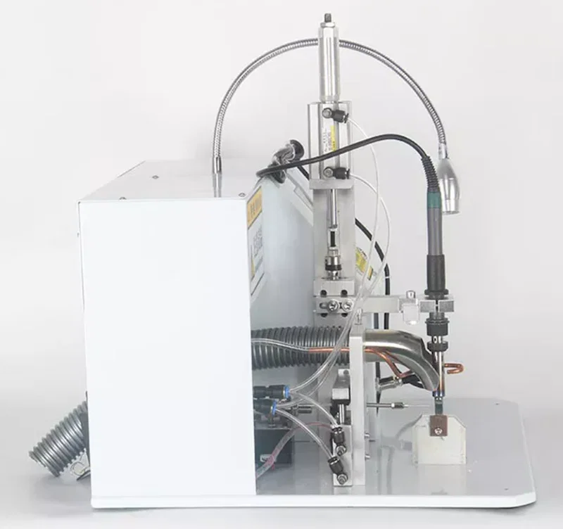 آلة لحام موصل القدم الصغيرة متعددة الوظائف ، آلة لحام القصدير ثنائي الفينيل متعدد الكلور / LED / الروبوت ، آلة لحام المحطة الطرفية Usb Typec Mirco