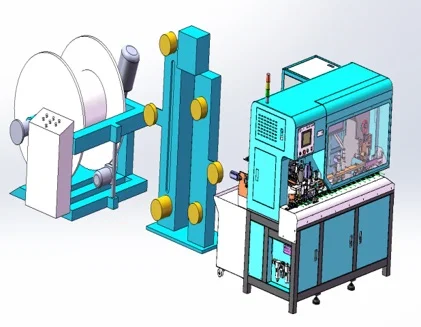 Täysautomaattinen Yhdysvaltain virtajohdon valmistuskone, EU-pistorasian virtajohtojen valmistuskone, virtakaapelin leikkaus ja poisto