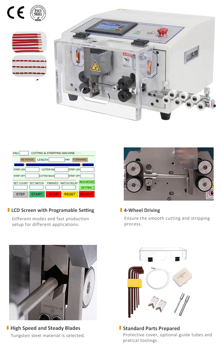 Touch Screen Control Wire Stripping cutting Machine 0.1- 8mm2 WPM-ES Automatic Wire Stripping Machine, Cable Stripping Cutting Machine, wire stripping Machine آلة قطع تجريد الأسلاك بشاشة تعمل باللمس 0.1- 8 مم 2 WPM-ES آلة تجريد الأسلاك الأوتوماتيكية ، آلة قطع تجريد الكابلات ، آلة تجريد الأسلاك