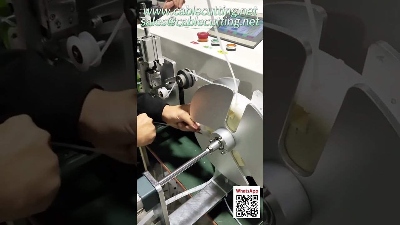 ماكينة لف الكابلات المسطحة الدقيقة – عدّ، تحريك، وتغليف أوتوماتيكي