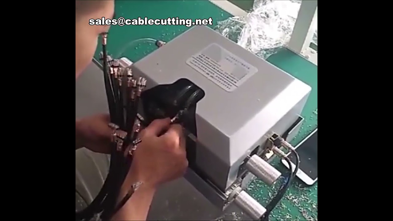 آلة تجريد الأسلاك المتعددة النواة المتخصصة - معالجة ذيل الكابل بتقنية التوازي المزدوج للكابلات