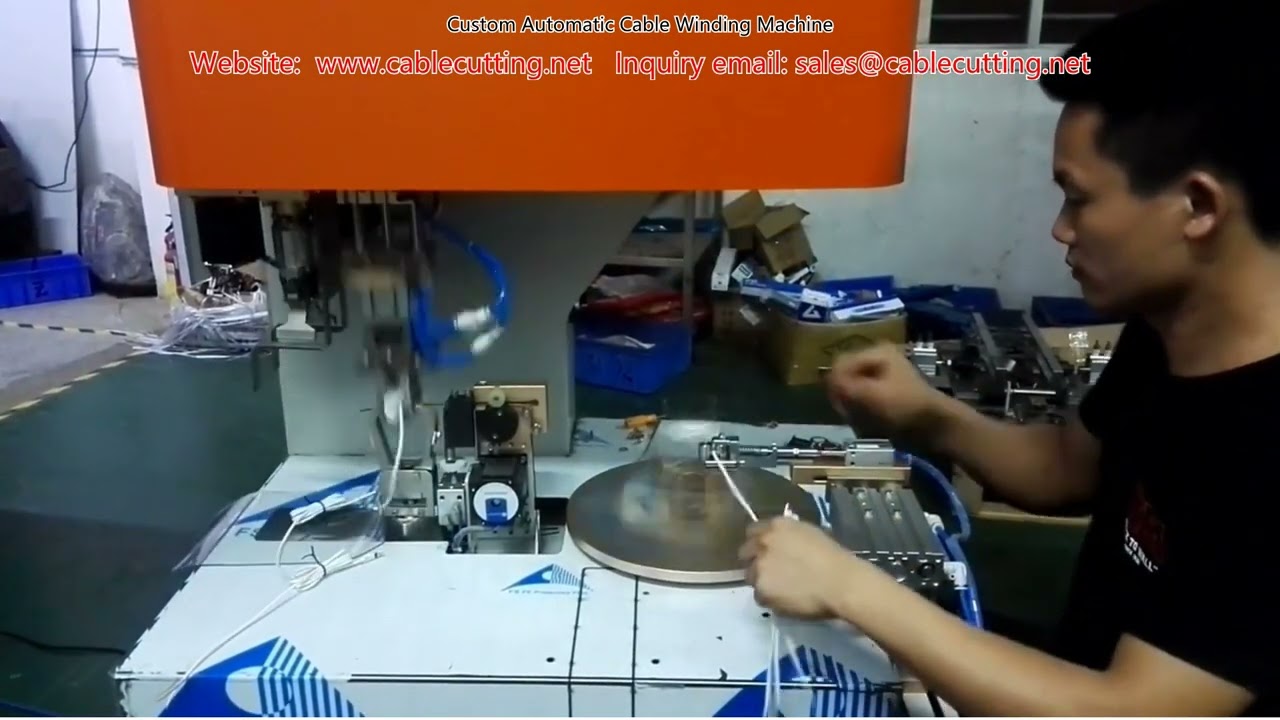 ماكينة لف الكابلات الأوتوماتيكية المخصصة للإنتاج الصناعي