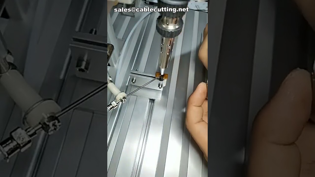 ماكينة لحام أوتوماتيكية لمصابيح LED والفيش الكهربائي وموصلات DC – حل متكامل لتجميع الأسلاك