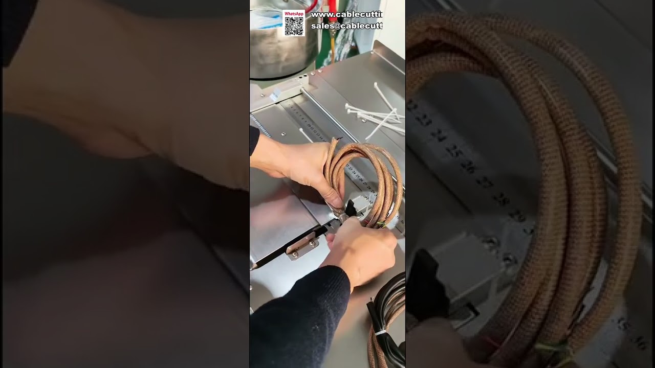 ماكينة ربط الكابلات الأوتوماتيكية من النايلون لرأس الطائرة والأربطة القياسية