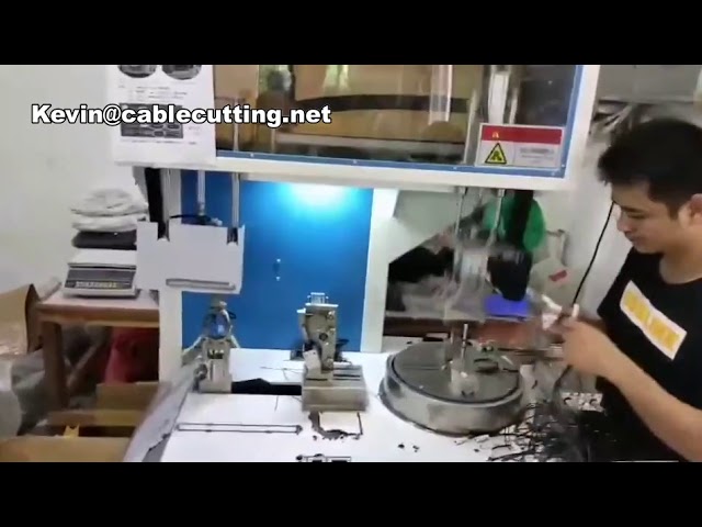 ماكينة ربط وتجميع الأسلاك الكهربائية عالية السرعة الأوتوماتيكية | شاهد الماكينة