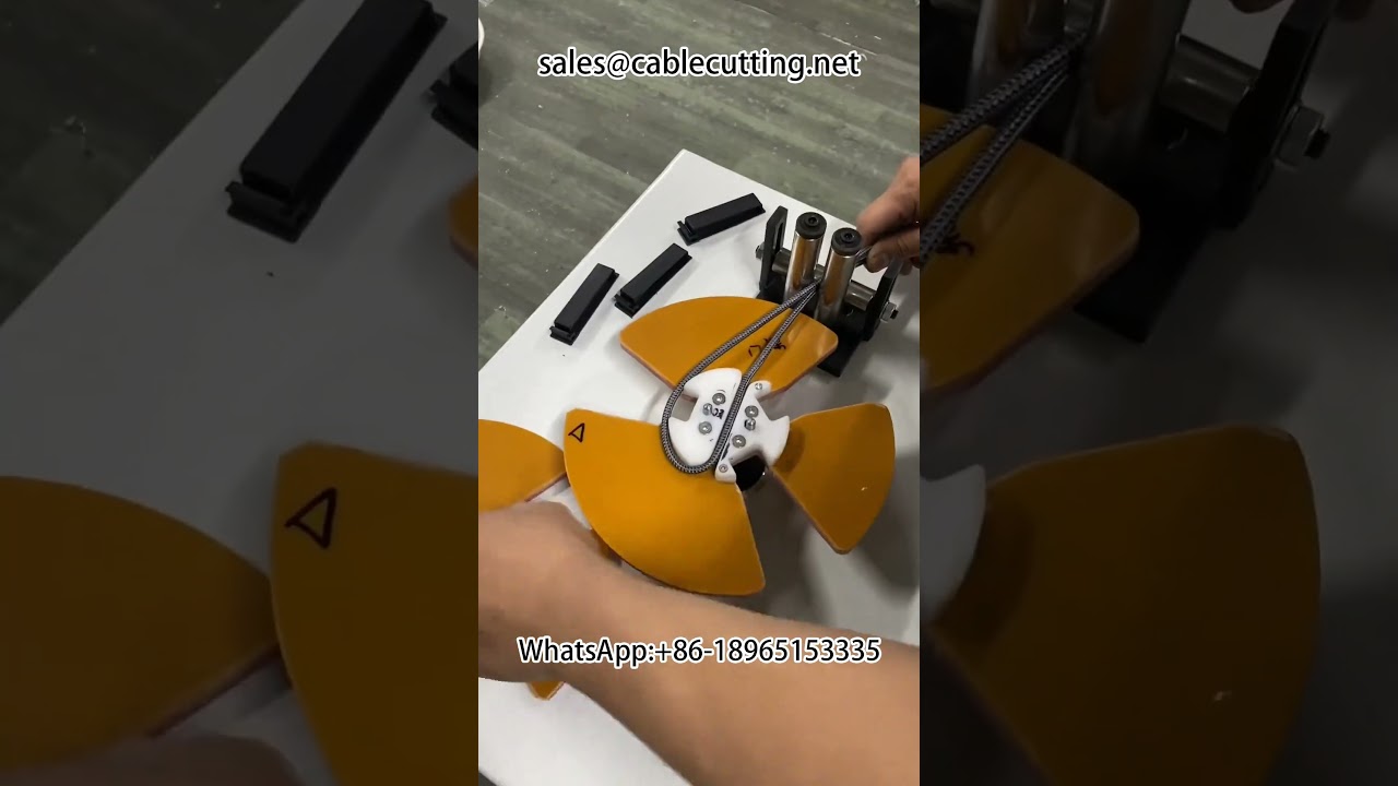 ماكينة لف البسكويت شبه الأوتوماتيكية - آلة لف الأسلاك - كابلات البيانات - معالجة أحزمة الأسلاك
