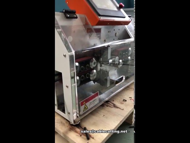 آلة تقشير وقطع الكابلات ذات الأسلاك السبعة الأوتوماتيكية بالكامل - حل فعال لتجهيز الكابلات الدائرية
