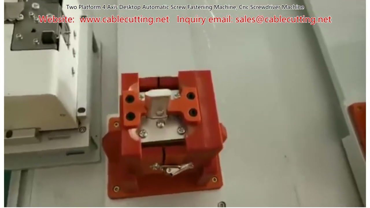 آلة ربط البراغي الأوتوماتيكية ذات 4 محاور وطابقين على سطح المكتب، ماكينة براغي CNC