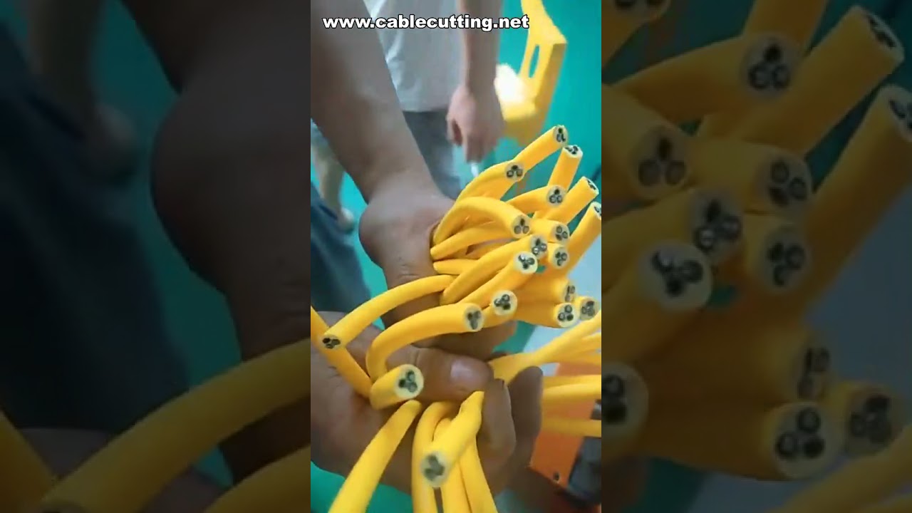 ماكينة قطع الكابلات الهوائية - قاطع كابلات صناعي كبير