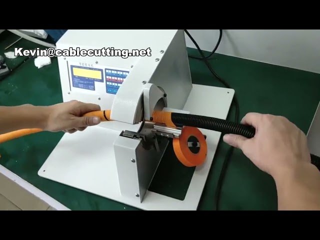 آلة تجديل الأسلاك الكهربائية الأوتوماتيكية لسحب كابلات PVC ولف شريط المحرك