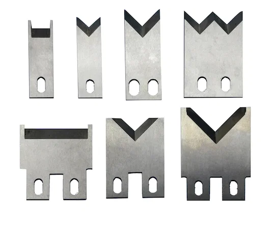 شفرات آلات القطع والتجريد (متنوعة) - شفرات آلات التعرية والكبس